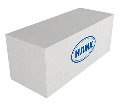 Блок газобетонный стеновой D300 B1,5 625х400(100)х250 НЛМК
