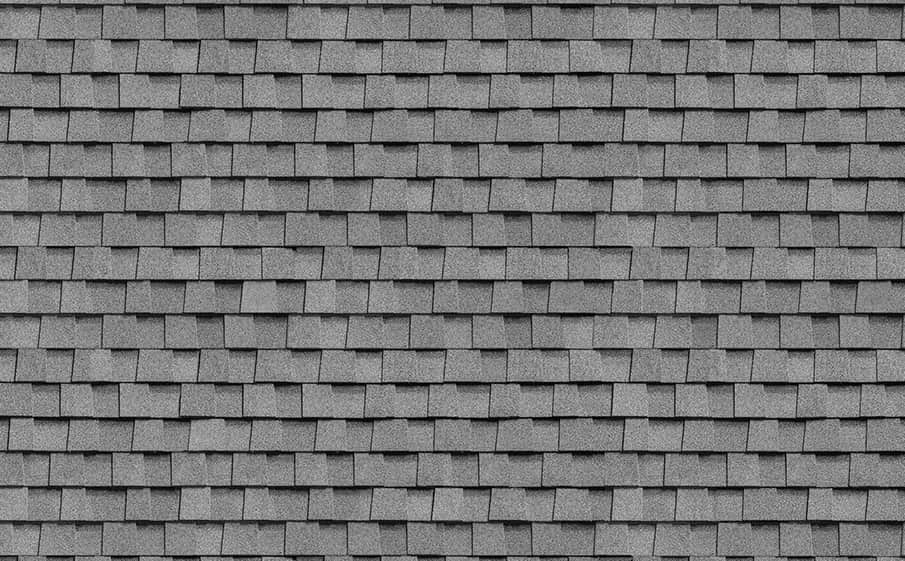 Гибкая многослойная черепица ТЕХНОНИКОЛЬ SHINGLAS Ранчо драконий зуб, Серый