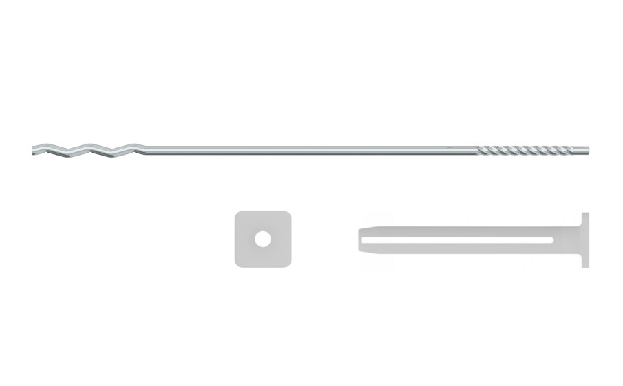 Металлическая гибкая связь TERMOCLIP МГС 2 MT E, 4*250 мм